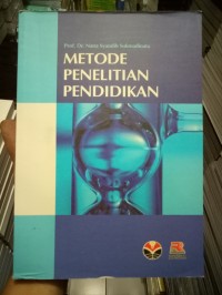 Image of Metode penelitian pendidikan