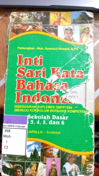 Image of INTI SARI KATA BAHASA INDONESIA